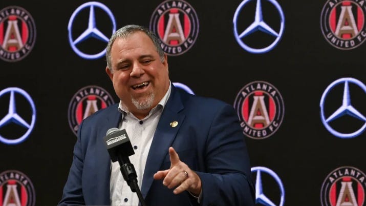 Garth Lagerwey was named president and CEO of Atlanta United FC on Dec. 1, 2022.