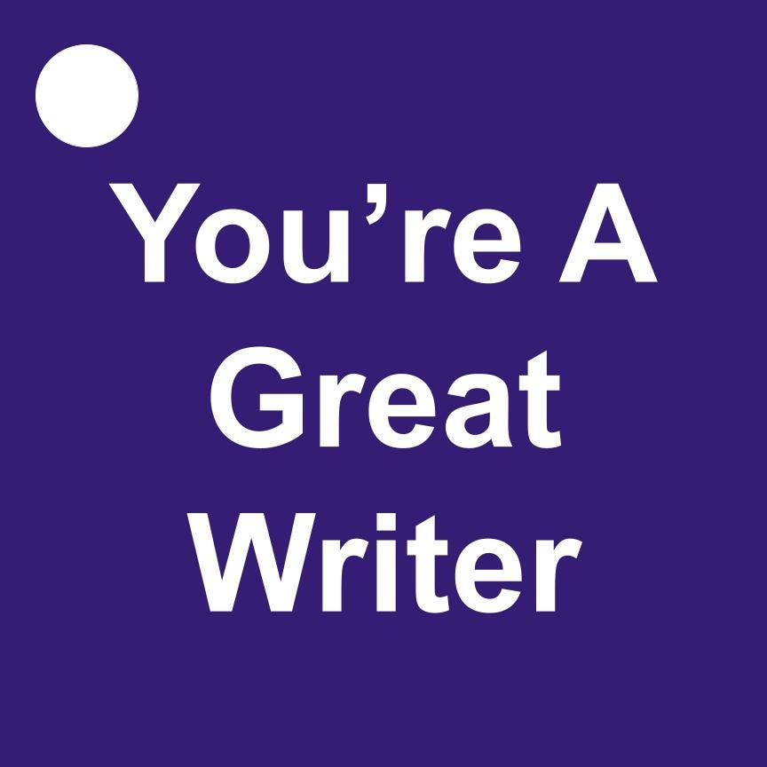You're A Great Writer logo