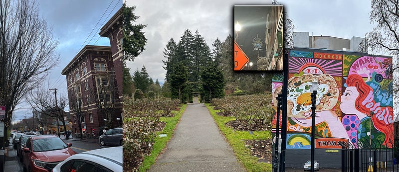 A mini-collage of Portland pics