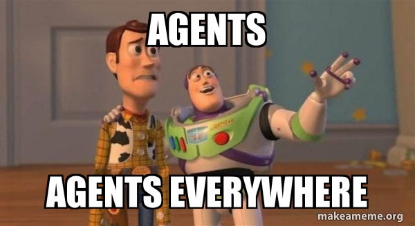 Agents Agents everywhere - Buzz and Woody (Toy Story) Meme Meme Generator