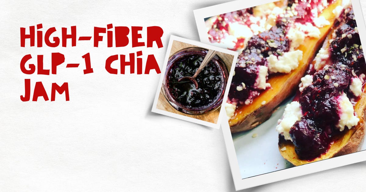 chia seeds glp-1 High-Fiber GLP-1 Chia Jam: The Perfect Gut-Friendly Topping for everything