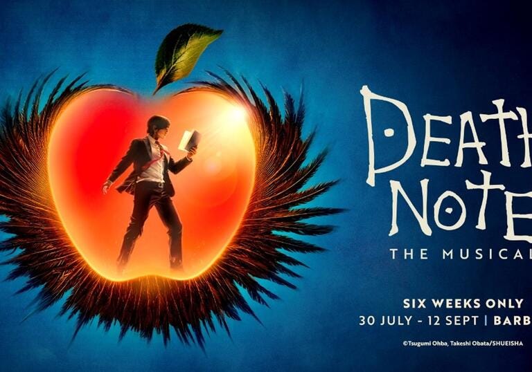 World Premiere of the Brand-New Production of the Global Phenomenon Death  Note: The Musical | Barbican