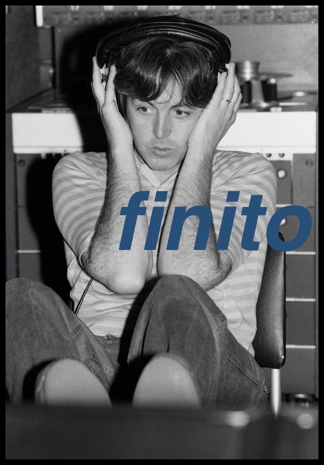 r/beatles - The original unedited photo used on the cover of the album 'Tug Of War', Air Studios, London, 1981