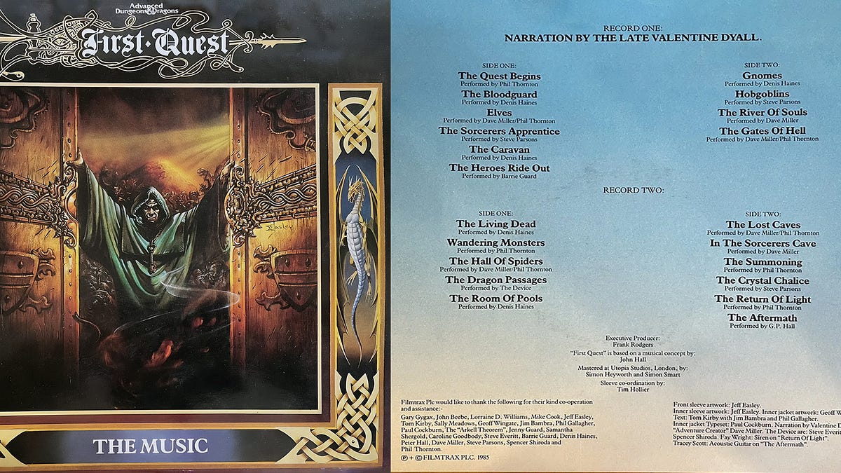 Advanced Dungeons & Dragons: First Quest – The Music