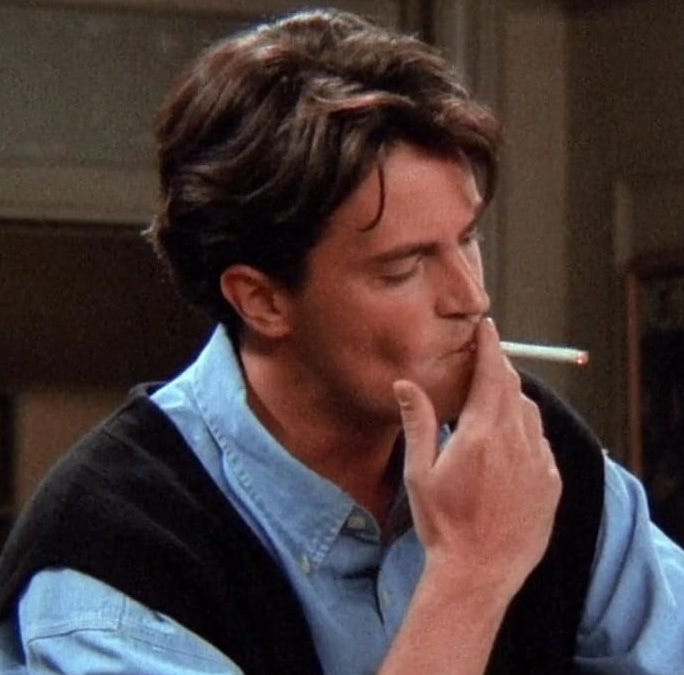 did matthew perry smoke cigarettes in real life Goodbye, Mr. Perry. We'll Try To Keep It Down