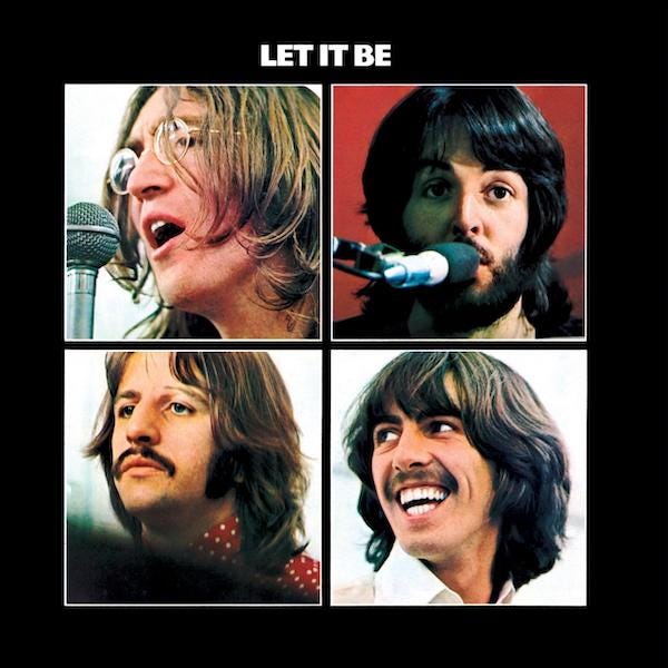 Album cover for The Beatles "Let It Be"