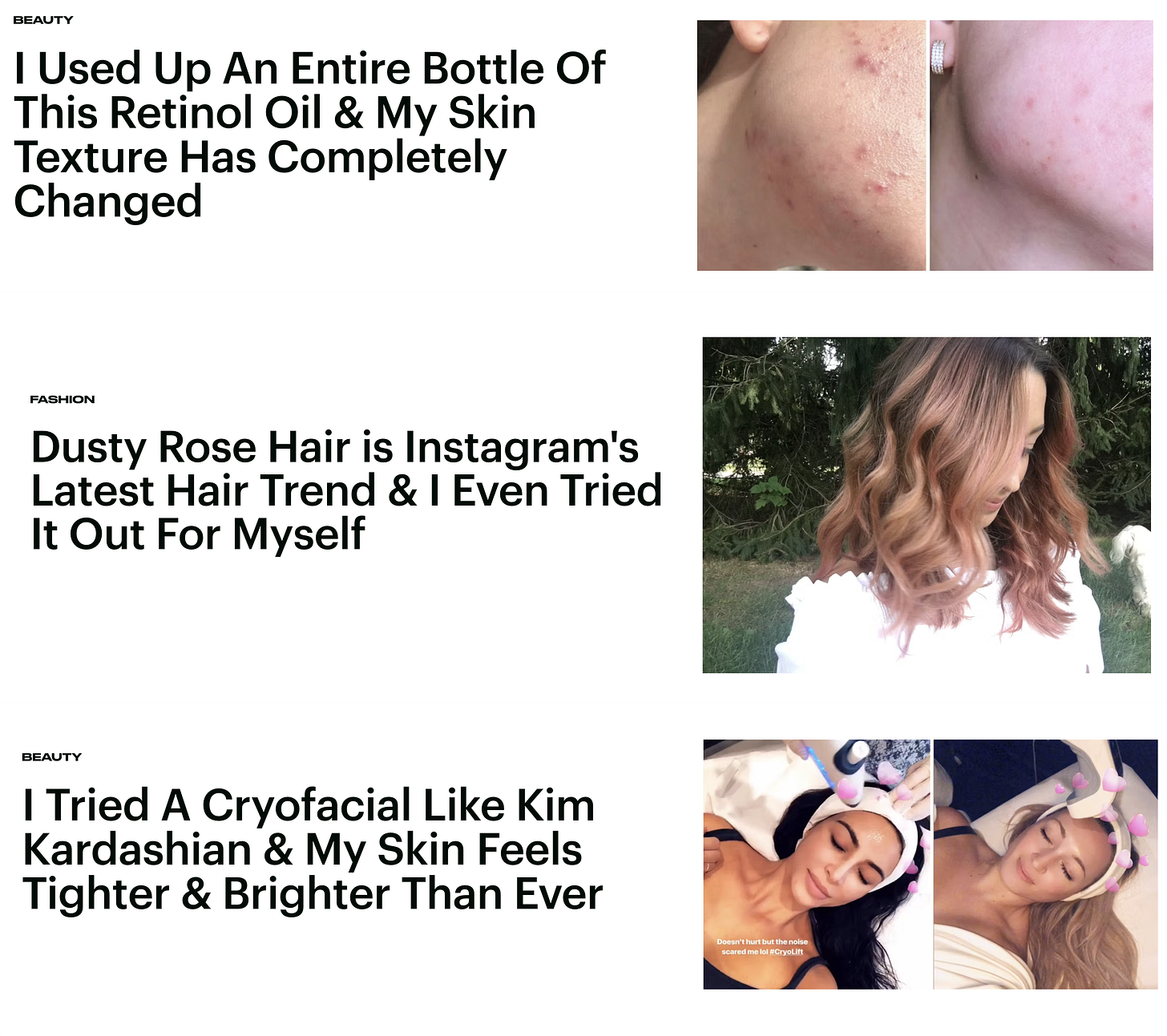 Bella's Elite Daily bylines