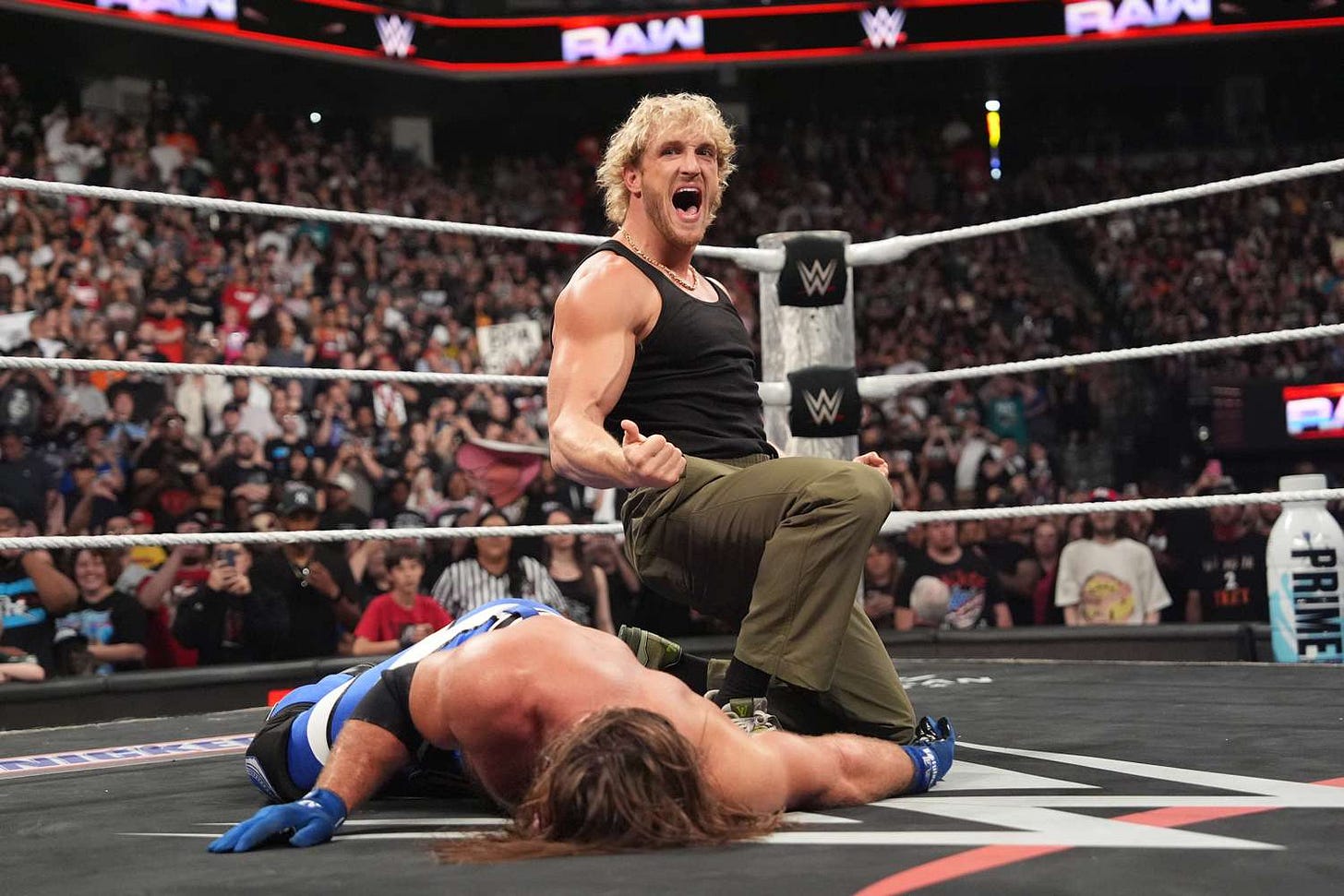 Logan Paul steals spotlight at 'WWE Raw' in post-match assault