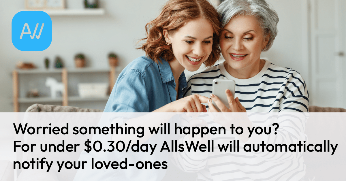 AllsWell mobile app