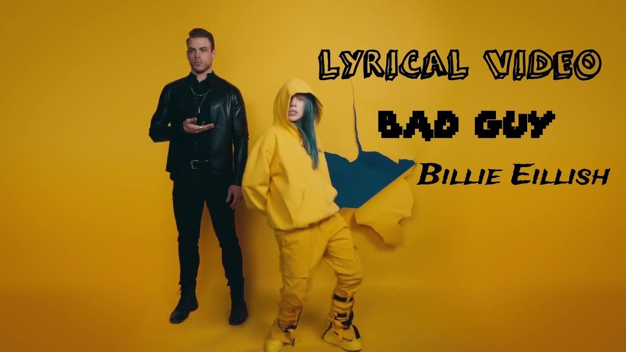 Bad Guy (Lyrics ) || Billie Eilish || Full audio song with lyrics - YouTube