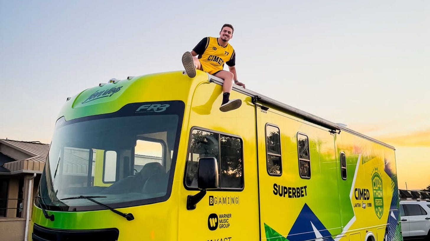 Jon Vlogs dá início ao Copathon, seu maior projeto de live IRL - Sportbuzz Jon Vlogs dá início ao Copathon, seu maior projeto de live IRL - Sportbuzz