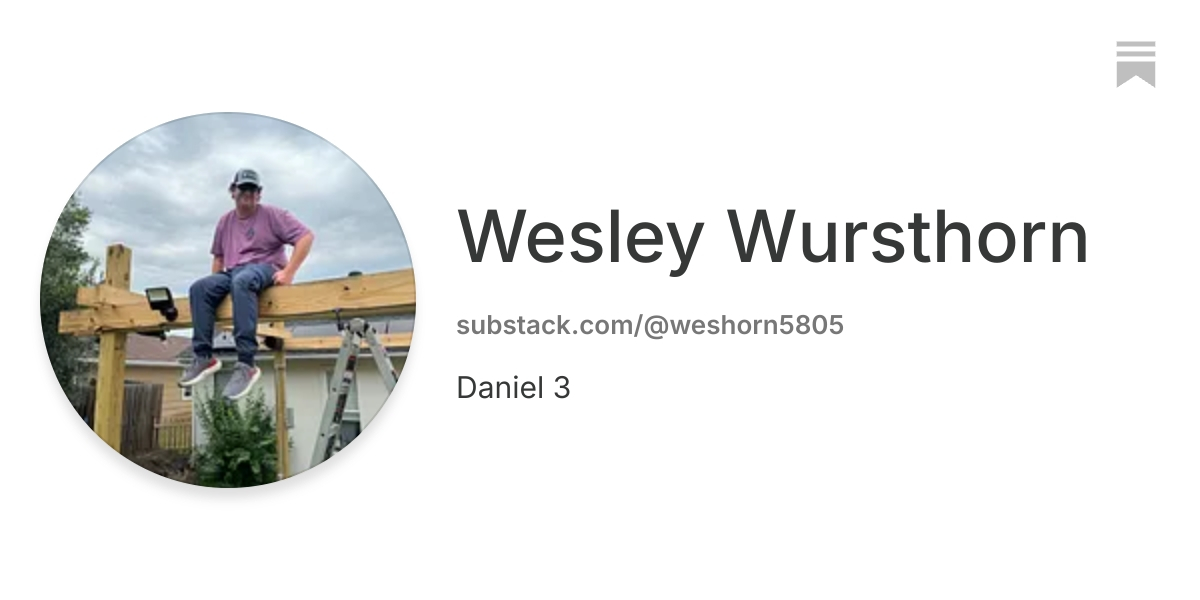 Wesley Wursthorn | Substack