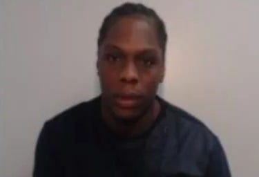 Remaining members: (top row l-r) Simon Thorne, Martin Thomas, Jeffrey Ojo, (Bottom row l-r):Gideon Kalumda, Brooklyn Jitobah, Azim Okunola remain in prison