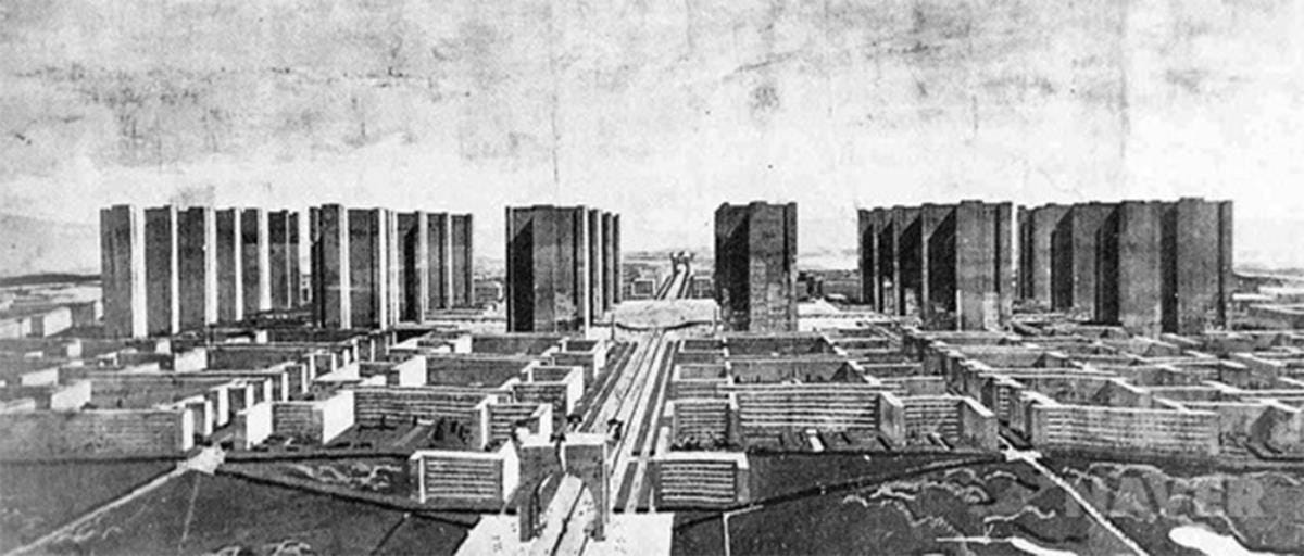 Ville Radieuse: Le Corbusier's Functionalist Plan for a Utopian "Radiant  City" - 99% Invisible