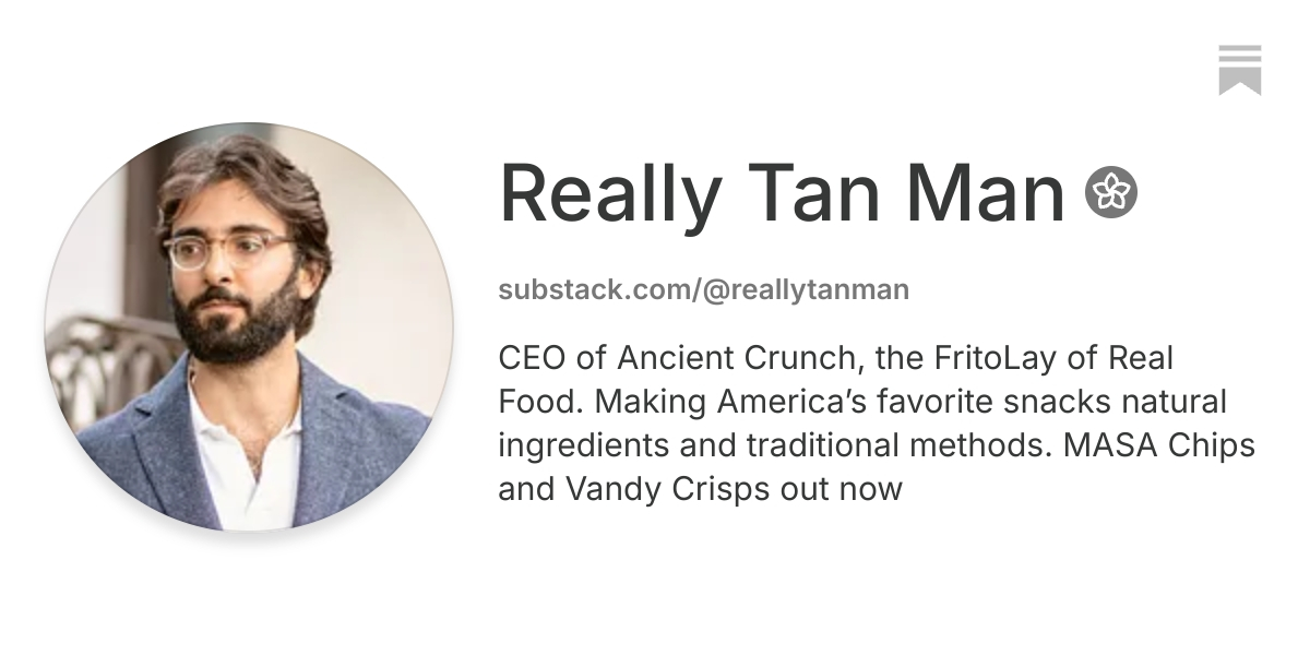 Really Tan Man | Substack