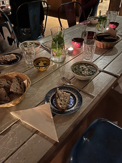 Autumn soul stuff — light portals in the woods, beautiful food on the yoga retreat, dreaming up ideas for The Beauty Thread. on my 39th birthday.