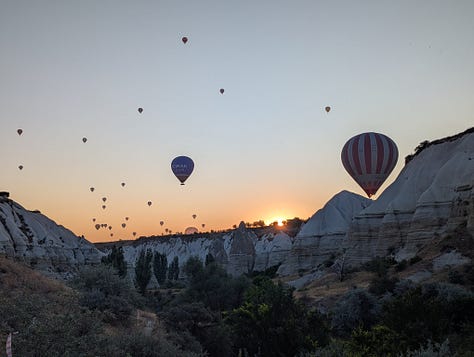 Balloons in White and Love Valleys