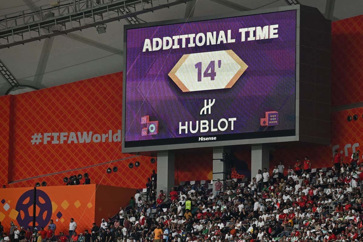 Explained: Why there has been so much added time at the World Cup in Qatar  | Goal.com UK