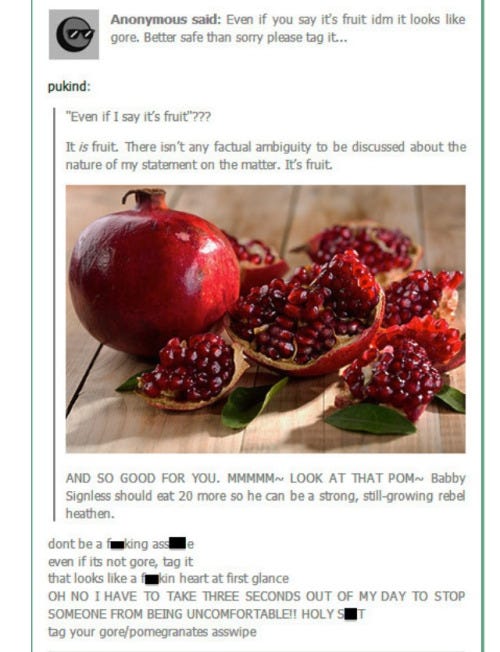 Tag your gorepomegranates asswipe - Imgur