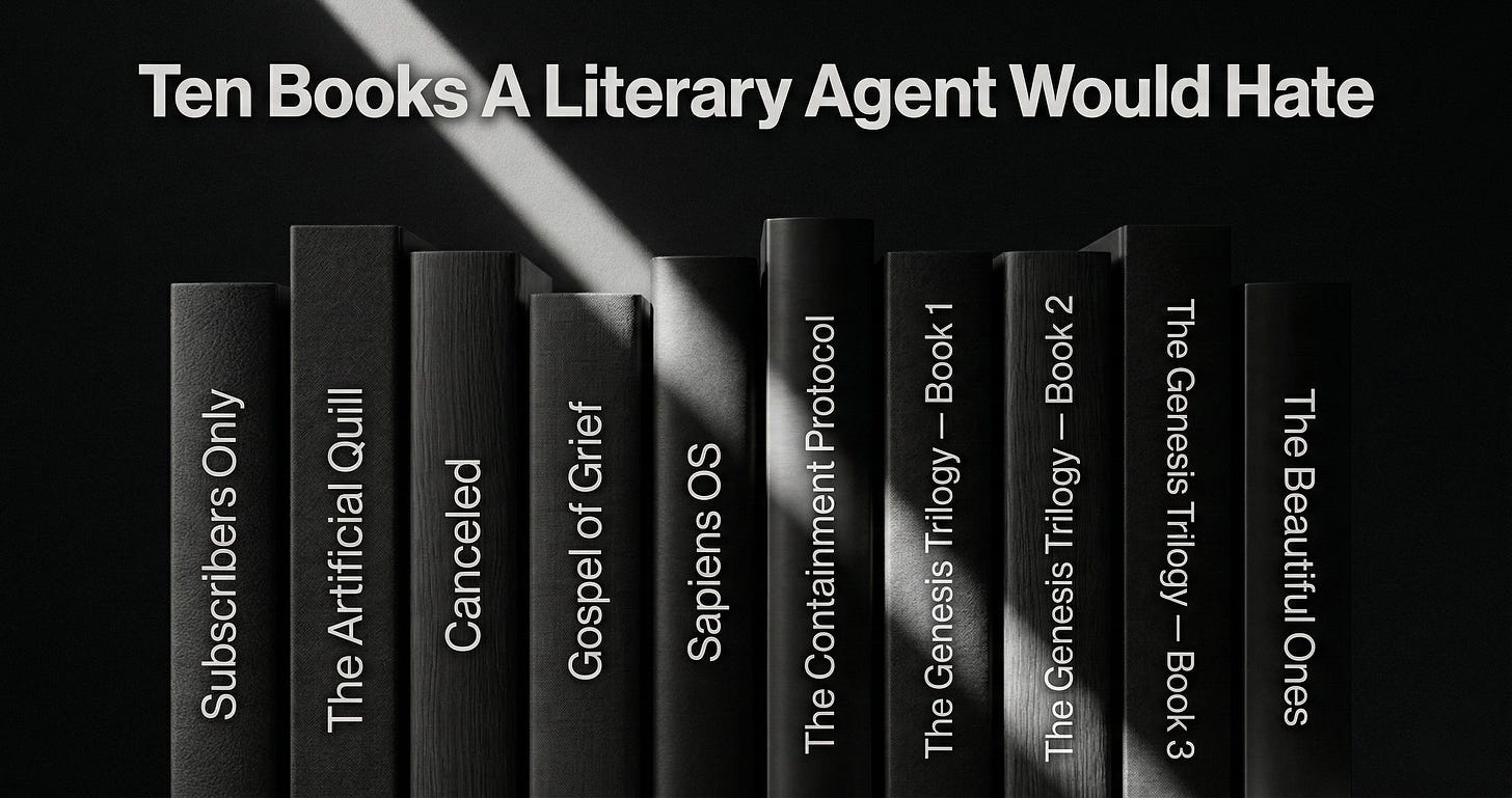 Ten Books A Literary Agent Would Hate