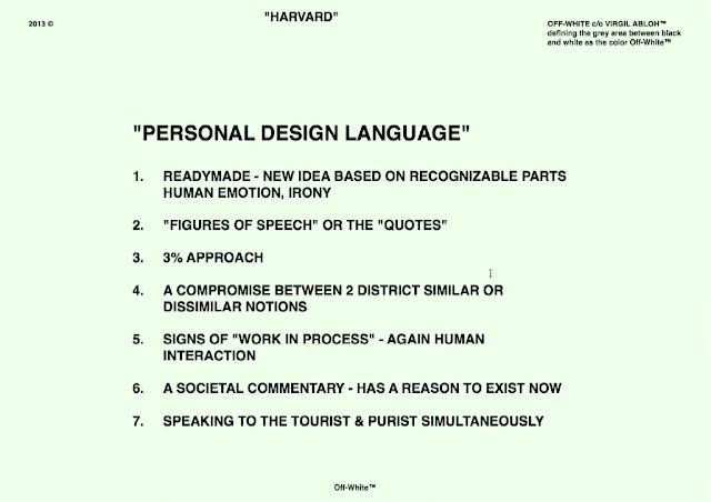 Virgil Abloh's Design Principles – KEVIN EVANS