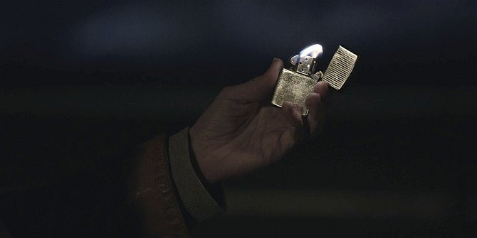 Walker Cali flicking her lighter at Jared Padalecki 109. Walker Cali flicking her lighter at Jared Padalecki 109.