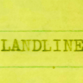 LANDLINE by Jay Babcock