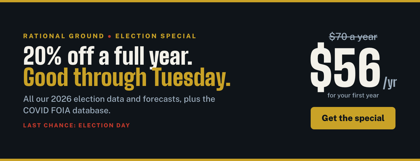 Election special: 20% off a full year, good through Tuesday. Election special: 20% off a full year, good through Tuesday.