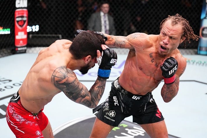 UFC Vegas 84: Marcus McGhee Improves to 3-0 in UFC, Knocks Out Gaston Bolaños UFC Vegas 84: Marcus McGhee Improves to 3-0 in UFC, Knocks Out Gaston Bolaños