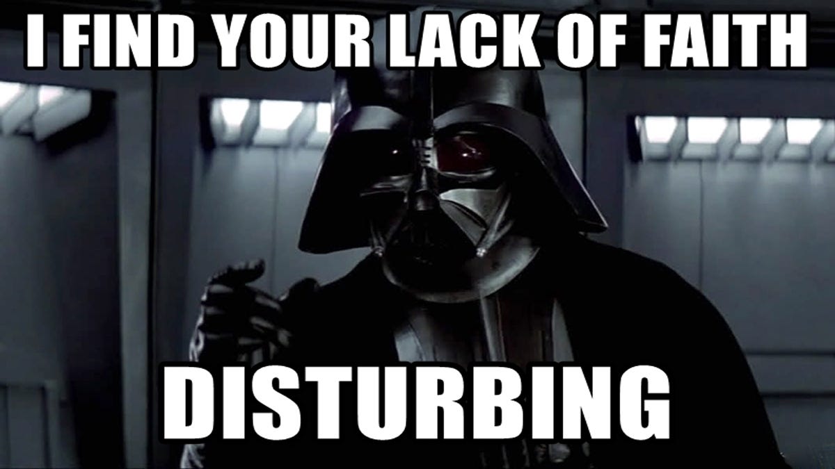 Your Lack of Faith is Disturbing - by Edwin Dorsey