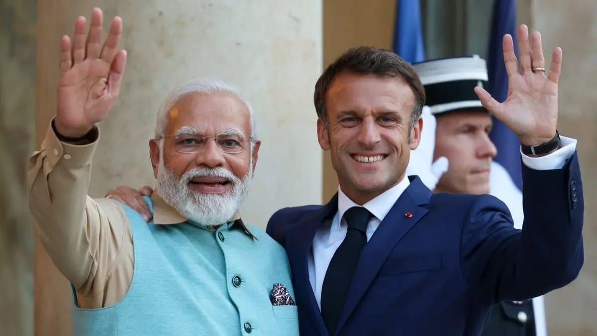 French President Macron Holds Phone Call With PM Modi, To Visit India In February 2026