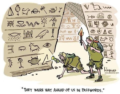 Cartoon: Strong Passwords