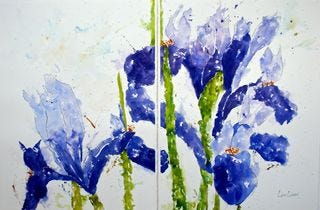 Lisa flowers purple 1 Lisa flowers purple 1