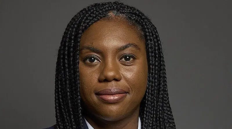 Official portrait of Kemi Badenoch MP. Photo Credit: Roger Harris, Wikipedia Commons