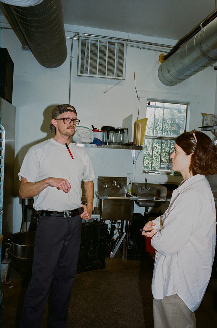 Chatting with Ed of Cafe Tropical and Gus of Inez
