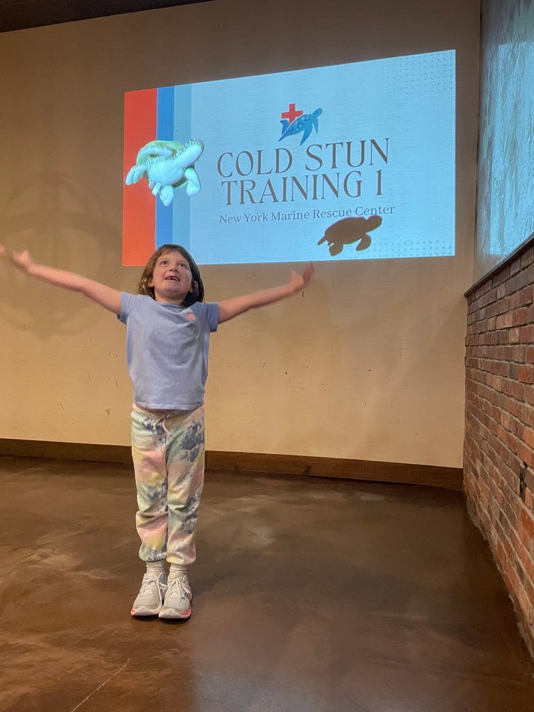 Marine rescue center cold stun training level one