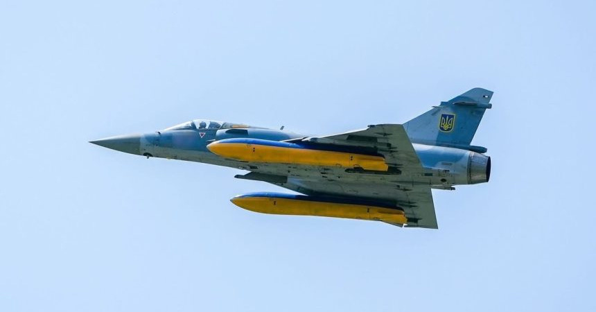 A Ukrainian Mirage 2000.