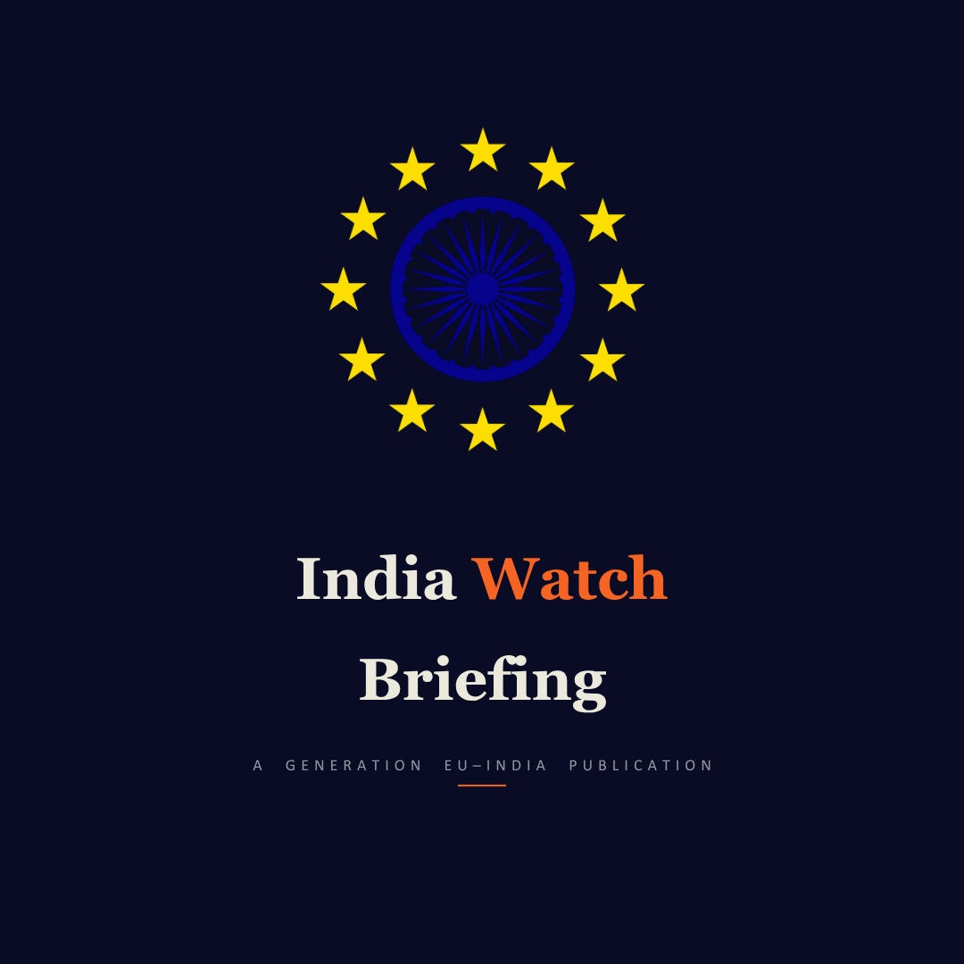 India Watch Briefing