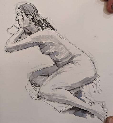 nude life model cardiff