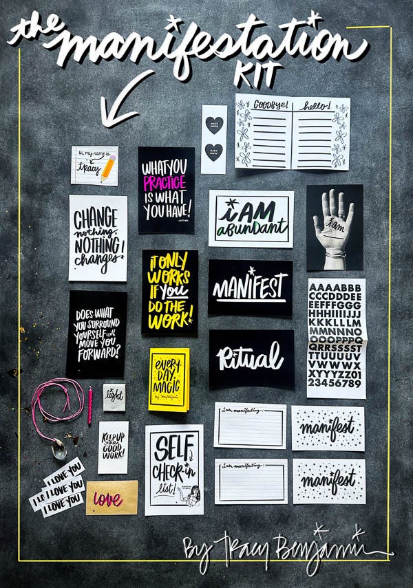 Manifest Kit by Tracy Benjamin of The Handwriting Club