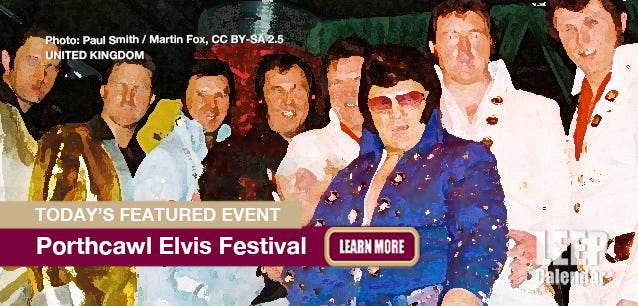 Elvis Impersonators from another contest. Photo Paul Smith/Martin Fox