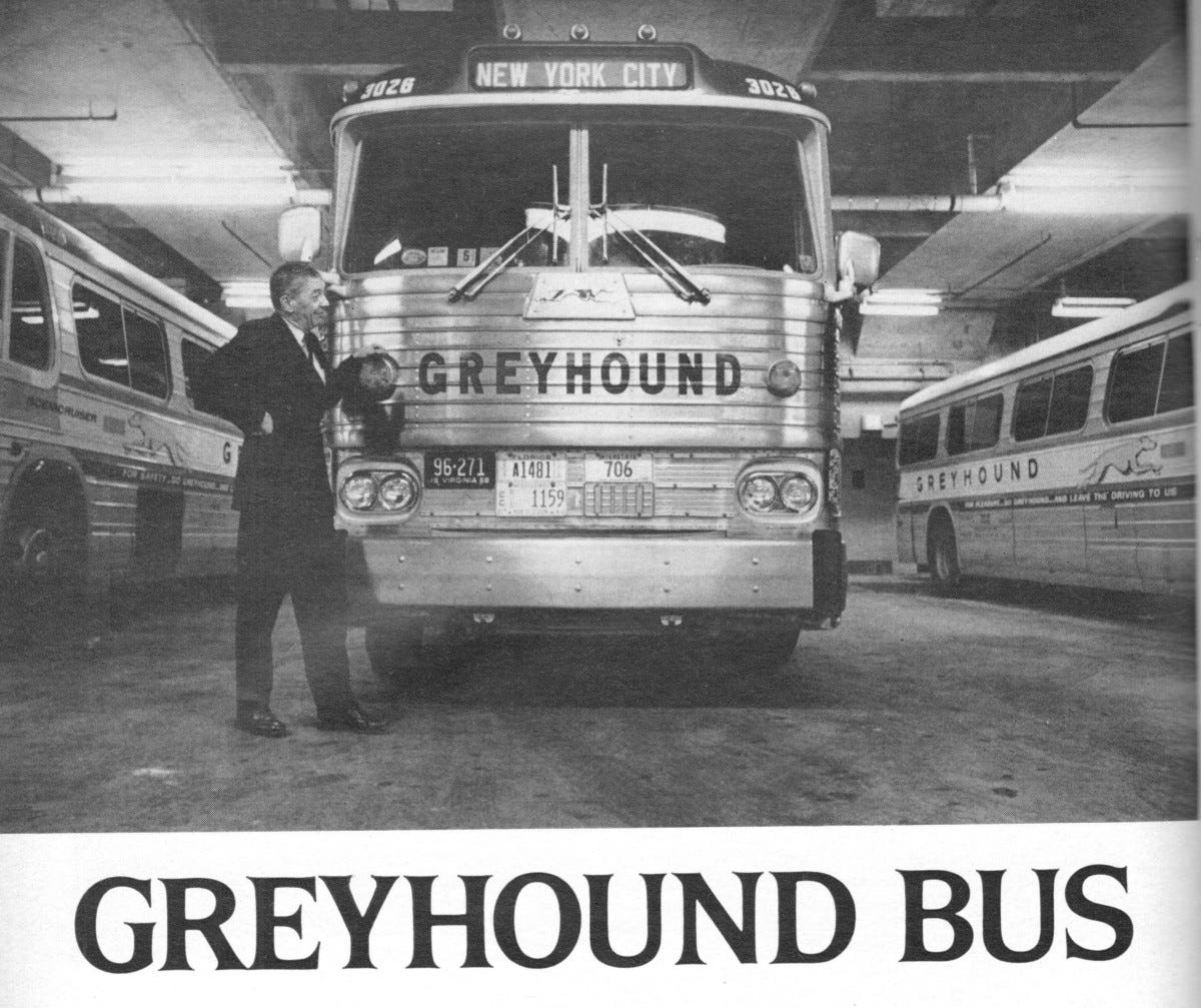 Vintage R&T Road Test: 1969 MCI MC-7 Greyhound Bus - 0-60 in 87 Seconds -  Curbside Classic