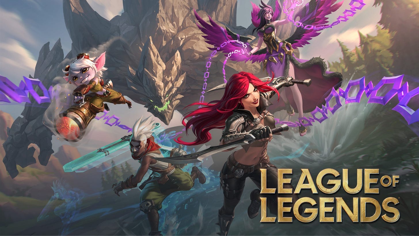 Imagen promocional de League of Legends. Imagen promocional de League of Legends.