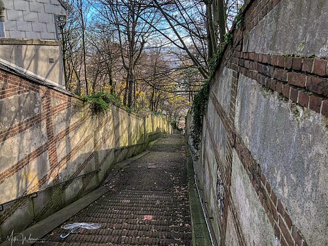 Some of the many stairs of Le Havre