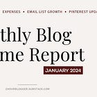 What My Blog Actually Earned in 1 Month [Income and Traffic Report for January 2024]