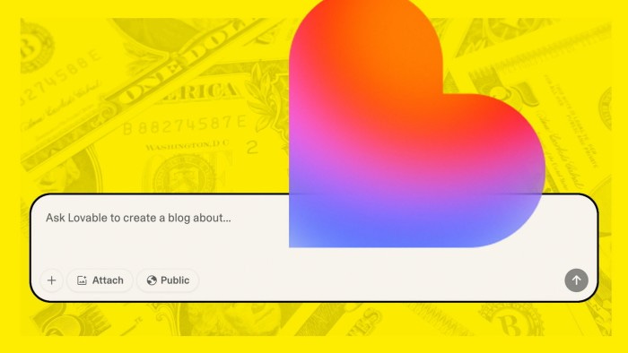 AI start-up Lovable receives funding offers at $4bn valuation