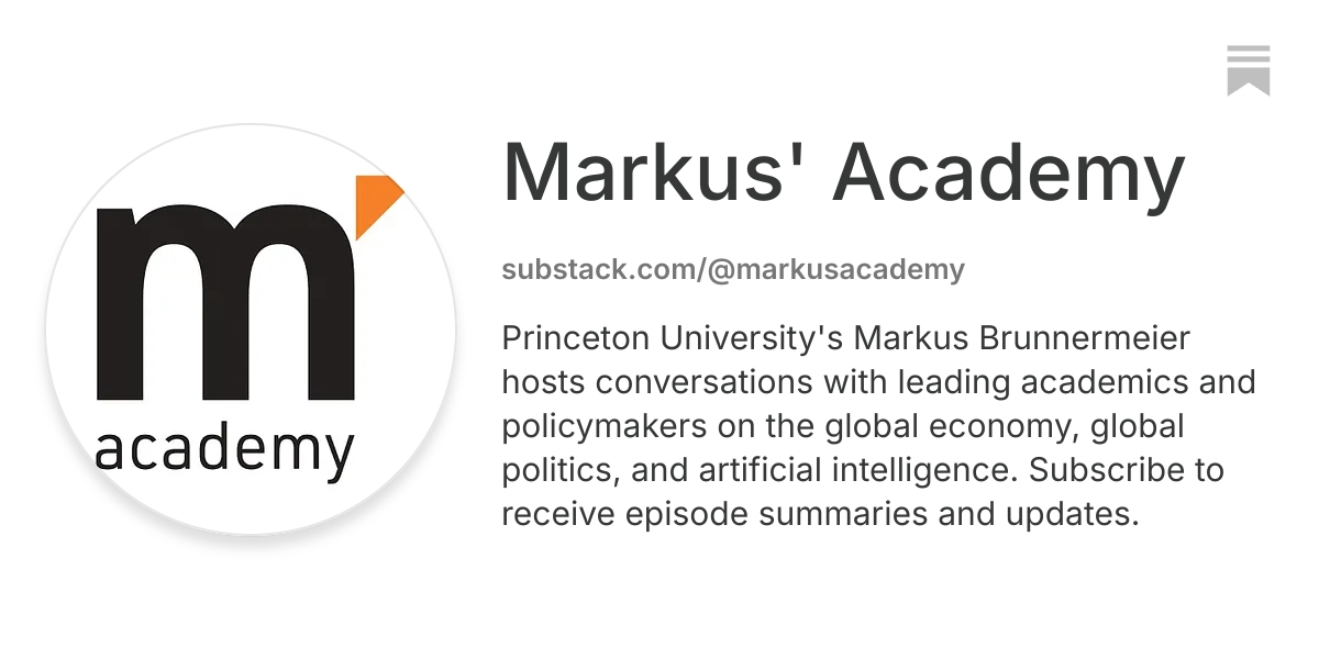 Markus' Academy | Substack
