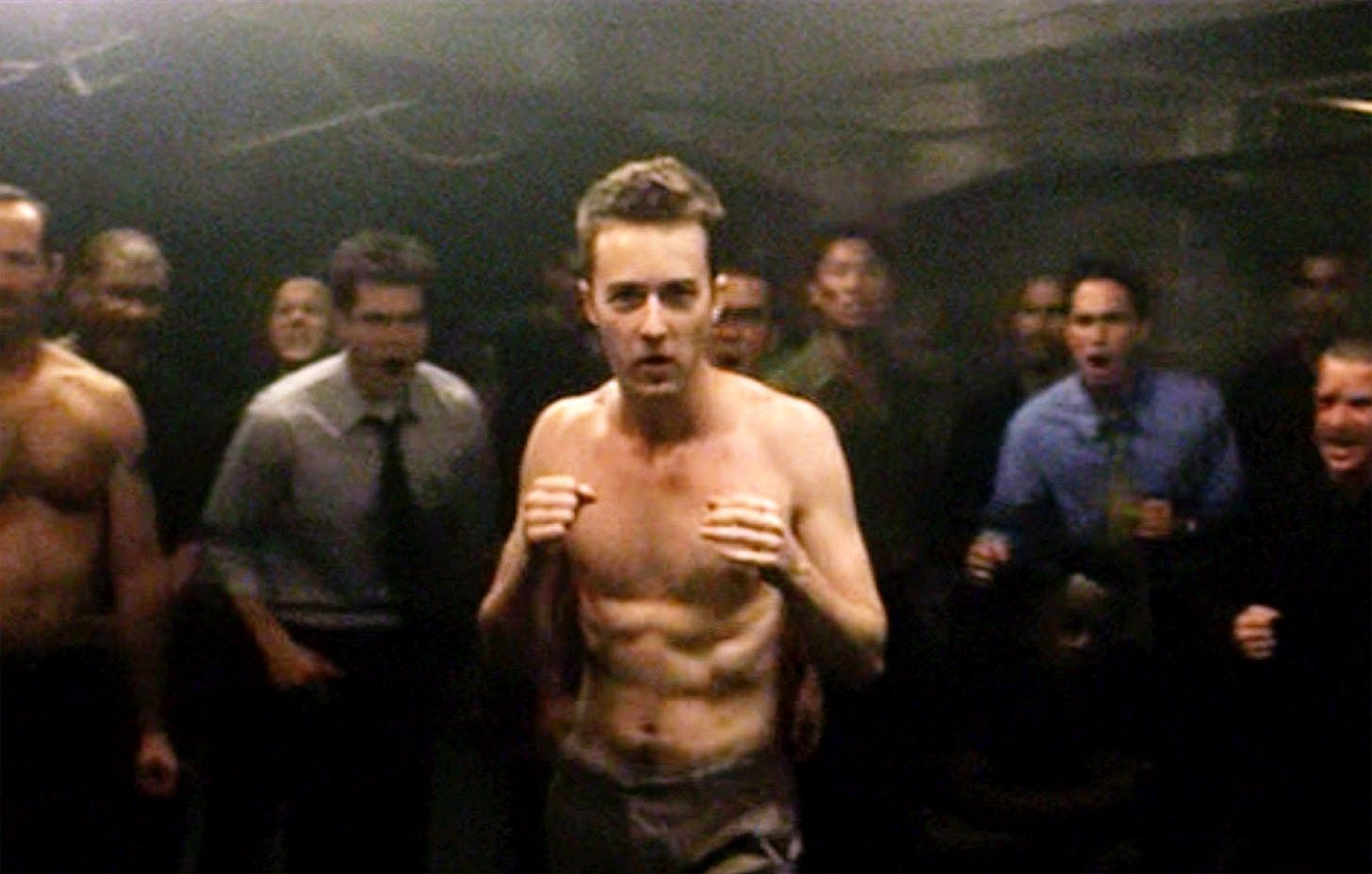 Fight Club ***** (1999, Brad Pitt, Edward Norton, Helena Bonham Carter ...