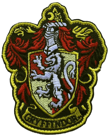Harry Potter House of Gryffindor Crest - Gryffindor, Slytherin, Ravenclaw, Huflepuff - Biscotte Yarns