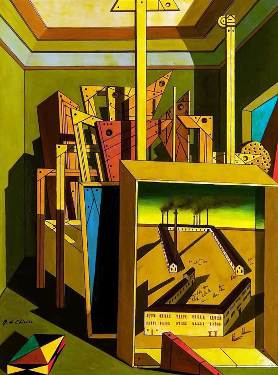 chirico interno metafisico